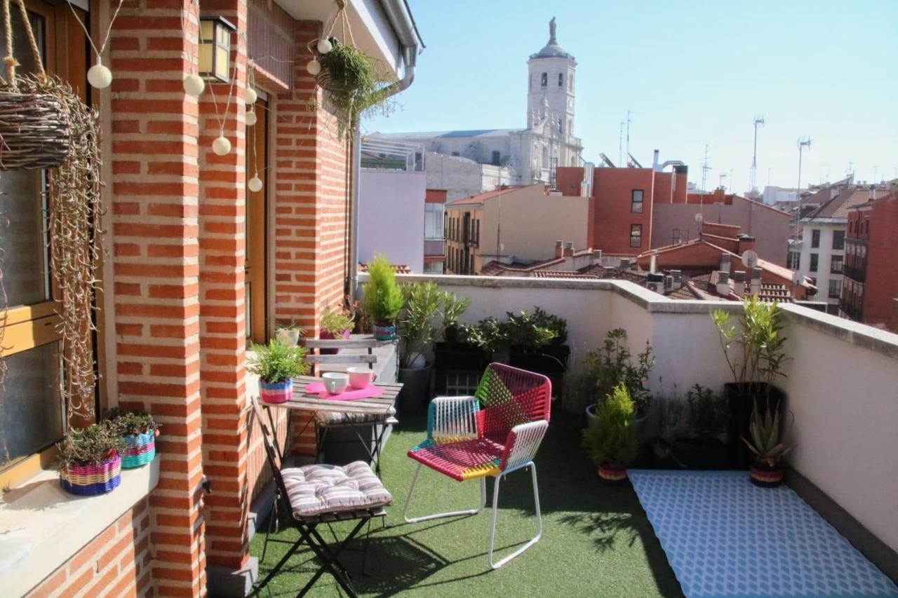 Ferienwohnung El Atico De Valladolid - Centro - Terraza - Wifi Exterior foto