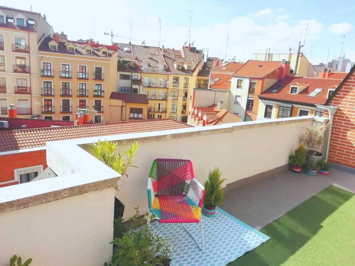 Ferienwohnung El Atico De Valladolid - Centro - Terraza - Wifi Exterior foto