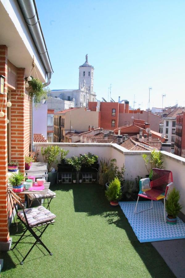 Ferienwohnung El Atico De Valladolid - Centro - Terraza - Wifi Exterior foto